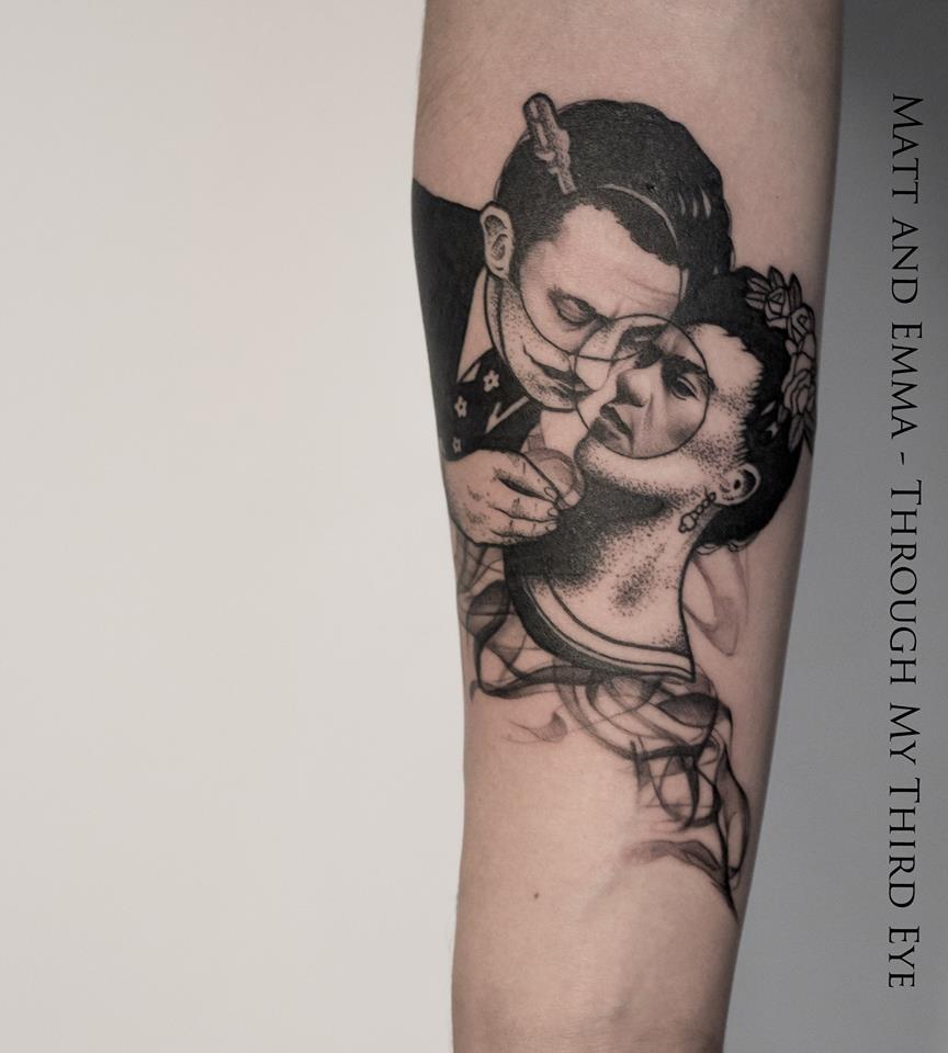 A collaboration by Matt Pettis Tattoo and Emma Bundonis Art and Tattoos 