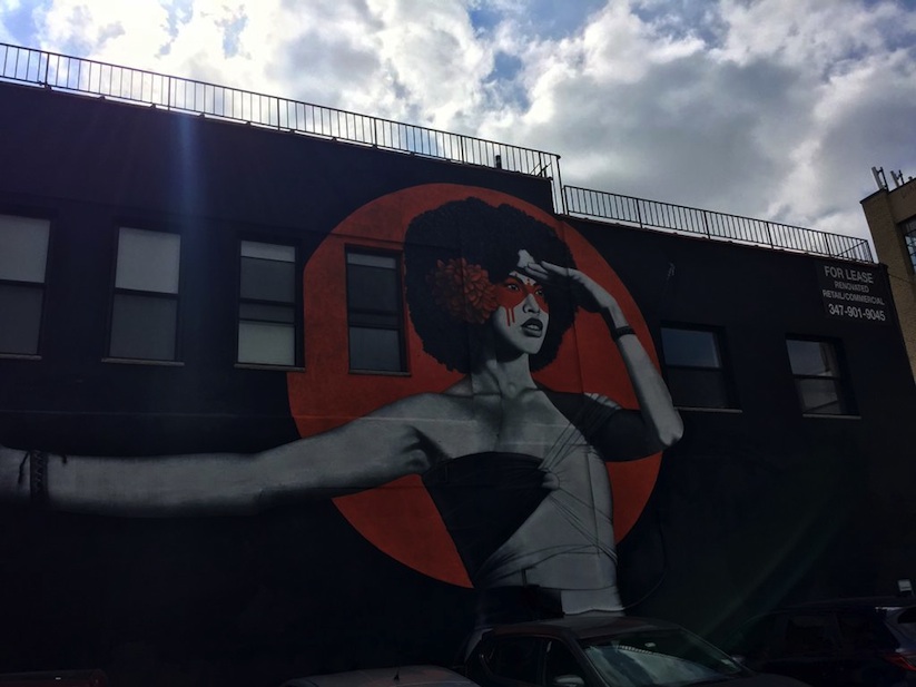 The Watcher - new mural by Fin DAC in NYC