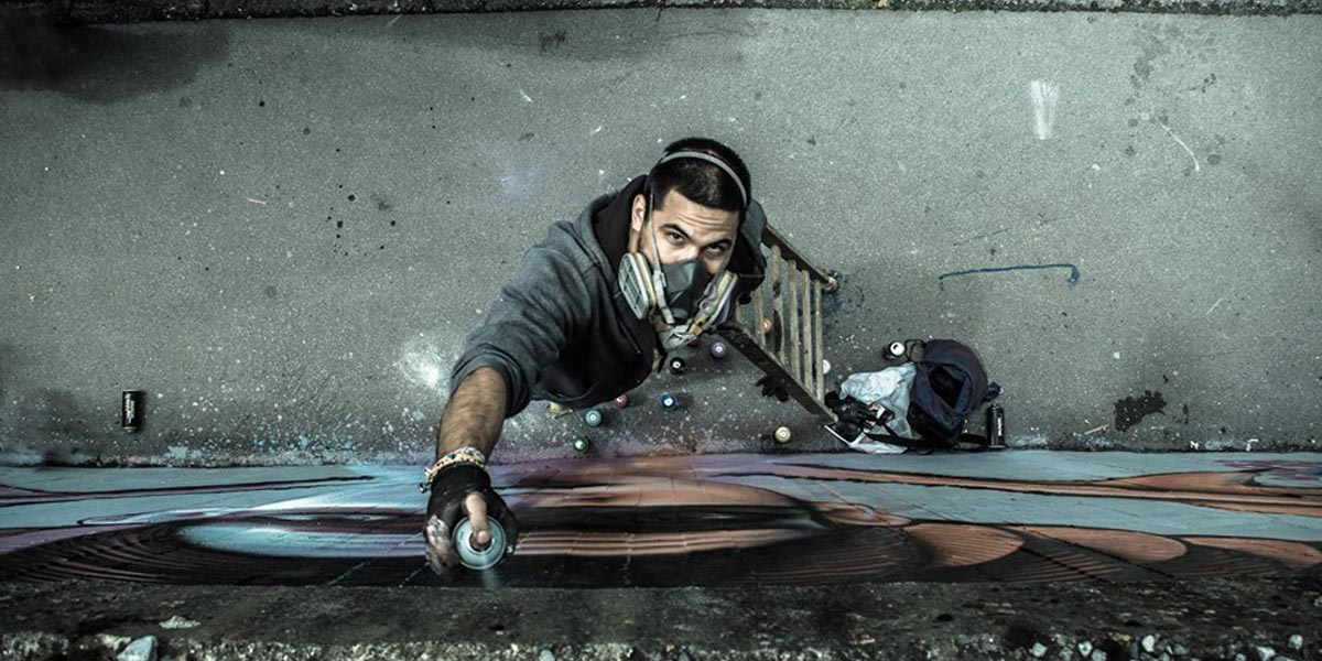 'Keep me safe' street art in Croatia - by Artez