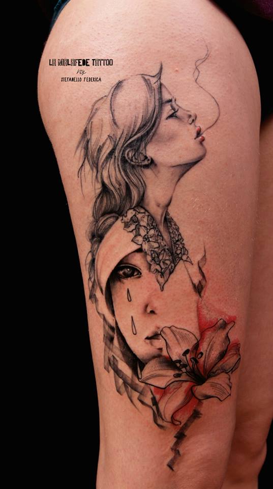 Federica Stefanello, tattoo artist (24)