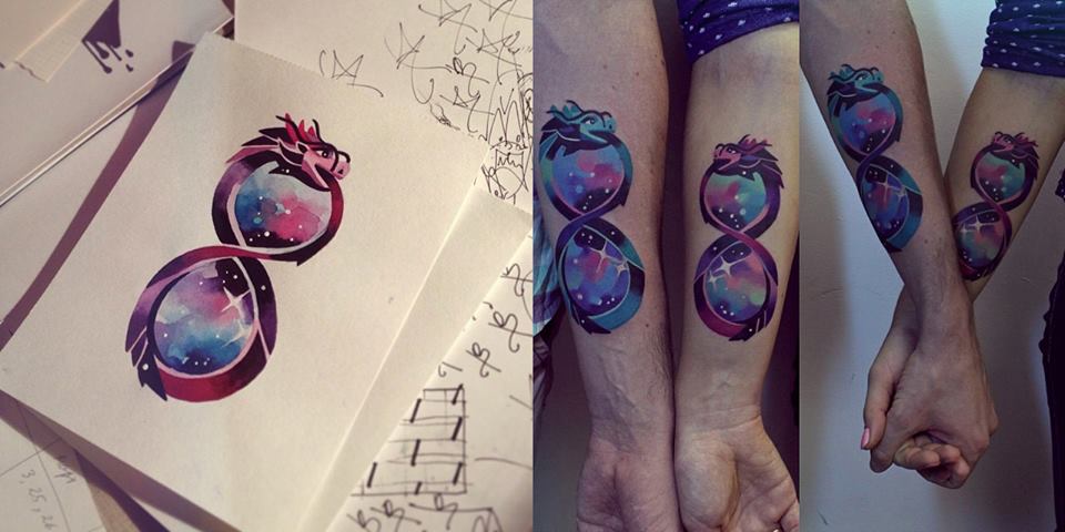 Sasha Unisex Watercolor tattoos 2013  2014 - Vlist (3)