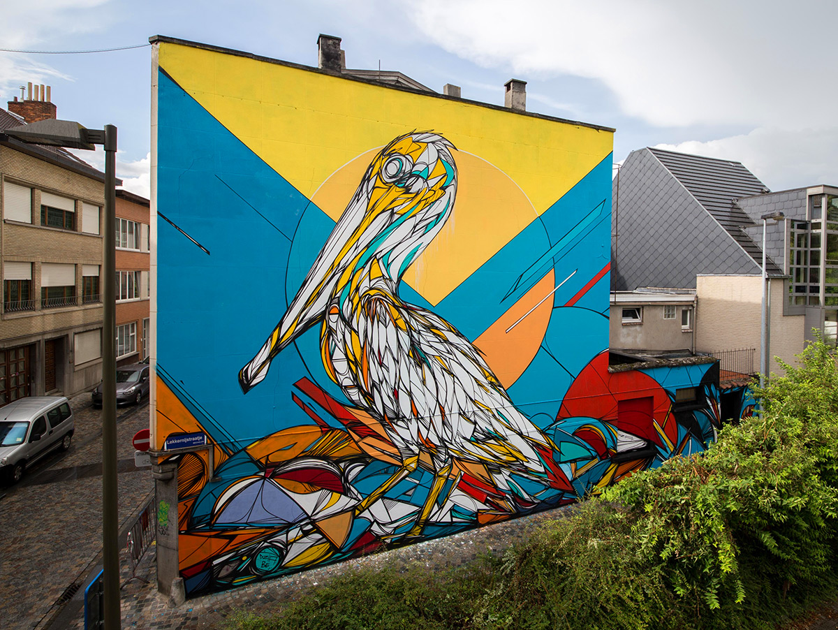 Graffiti of Animals and Insects on the Streets of Antwerp by ‘Dzia’ (4)