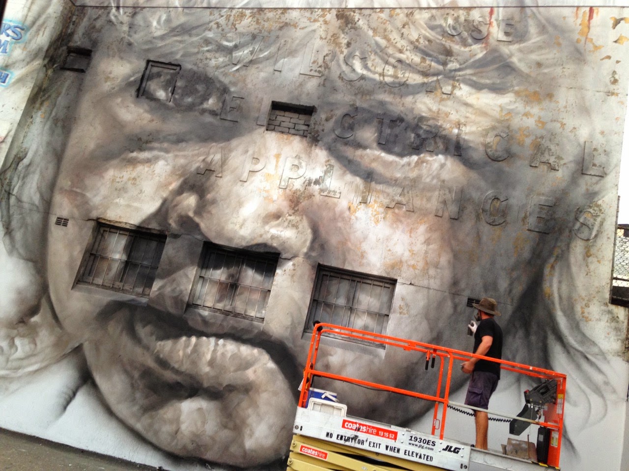 Guido Van Helten unveils a new portrait in Redfern, Australia (3)