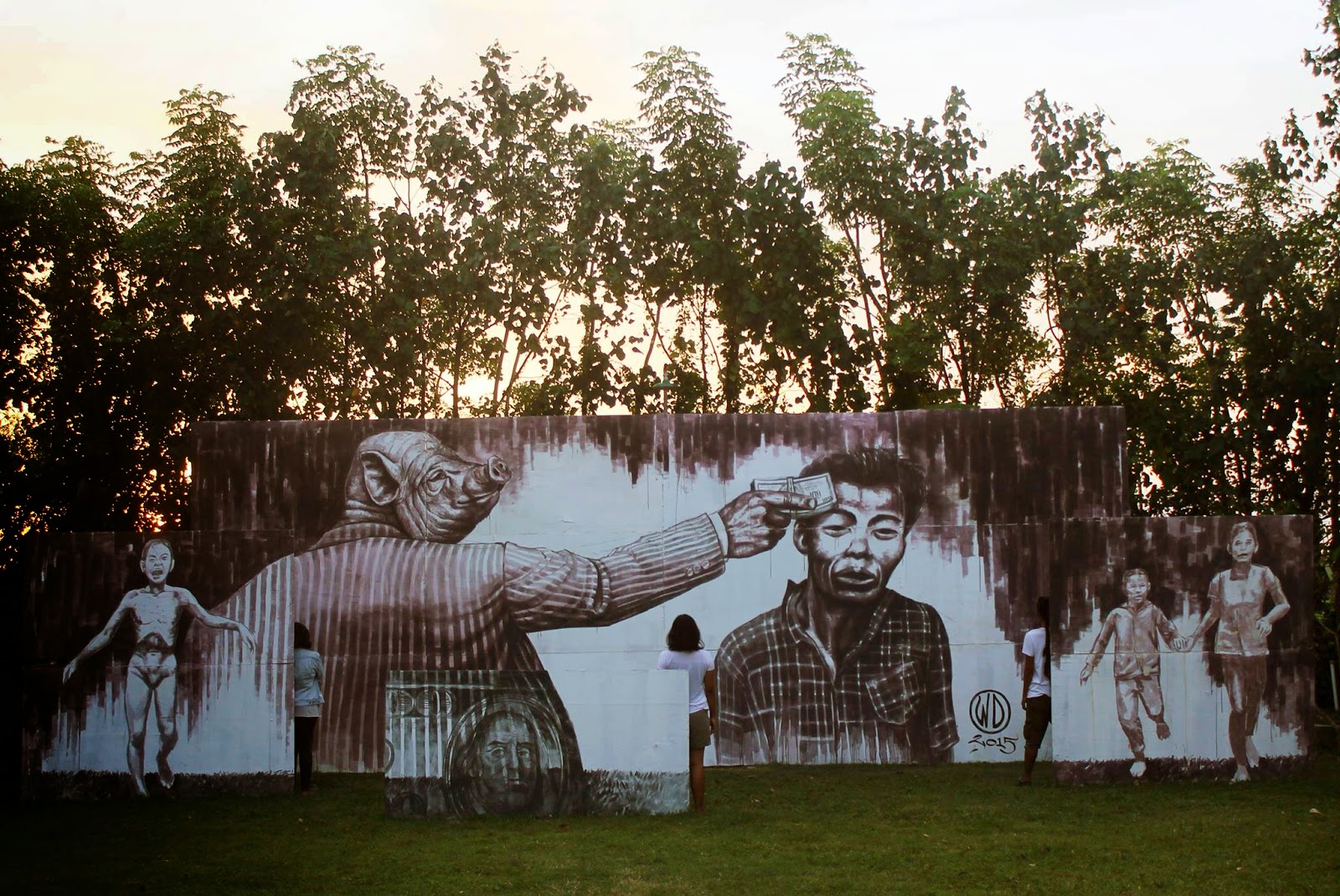 WD unveils Money Kills, a new mural in Bali, Indonesia (3)