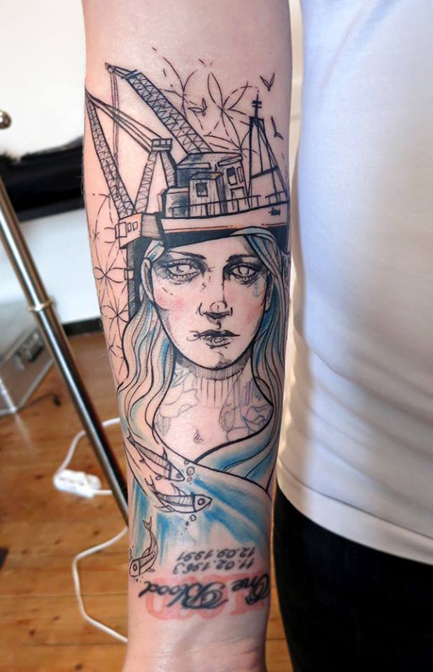 Anki Michler, tattoo artist (25)