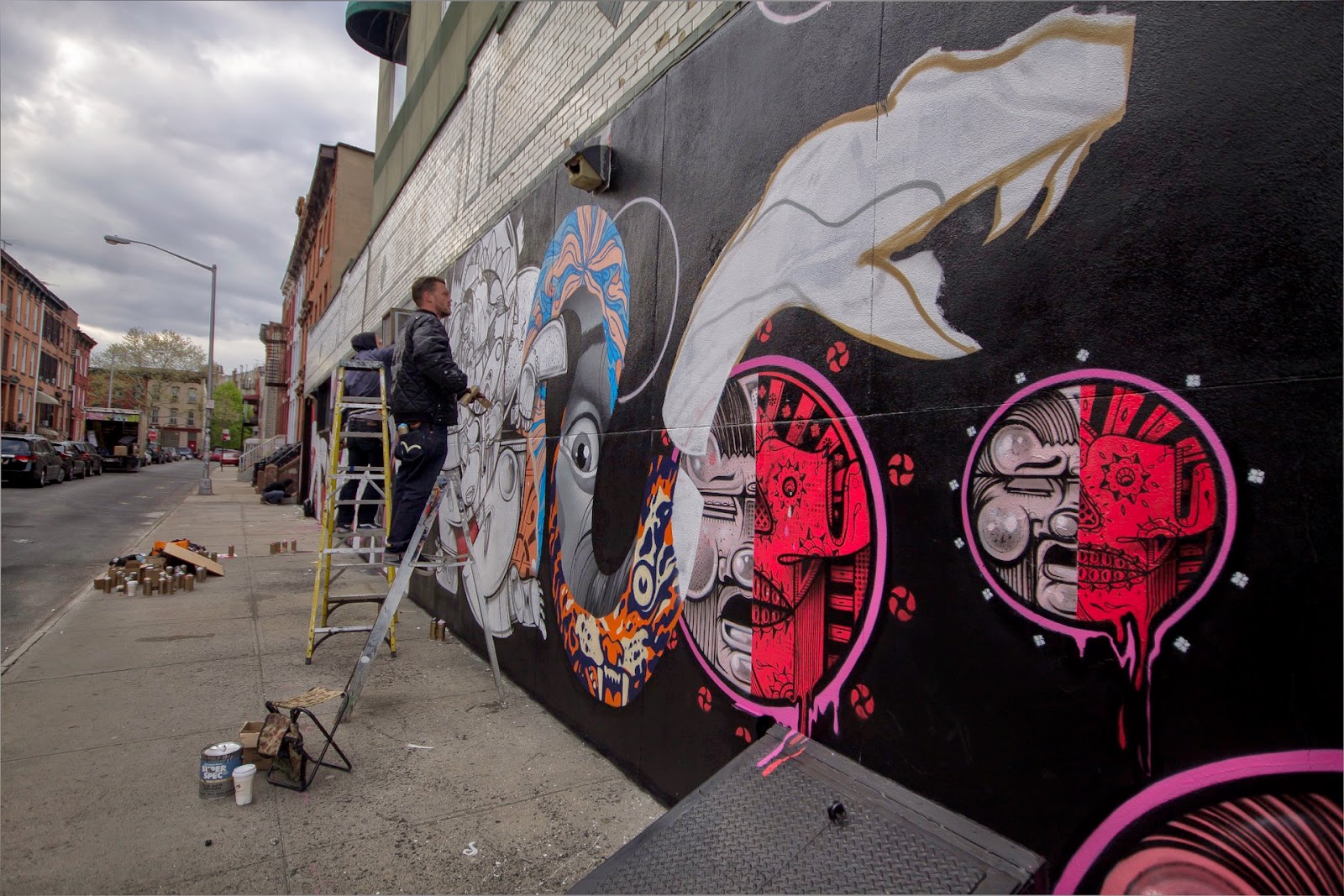 How Nosm teamed up with Tristan Eaton for a new piece in New York - the vandallist (2)