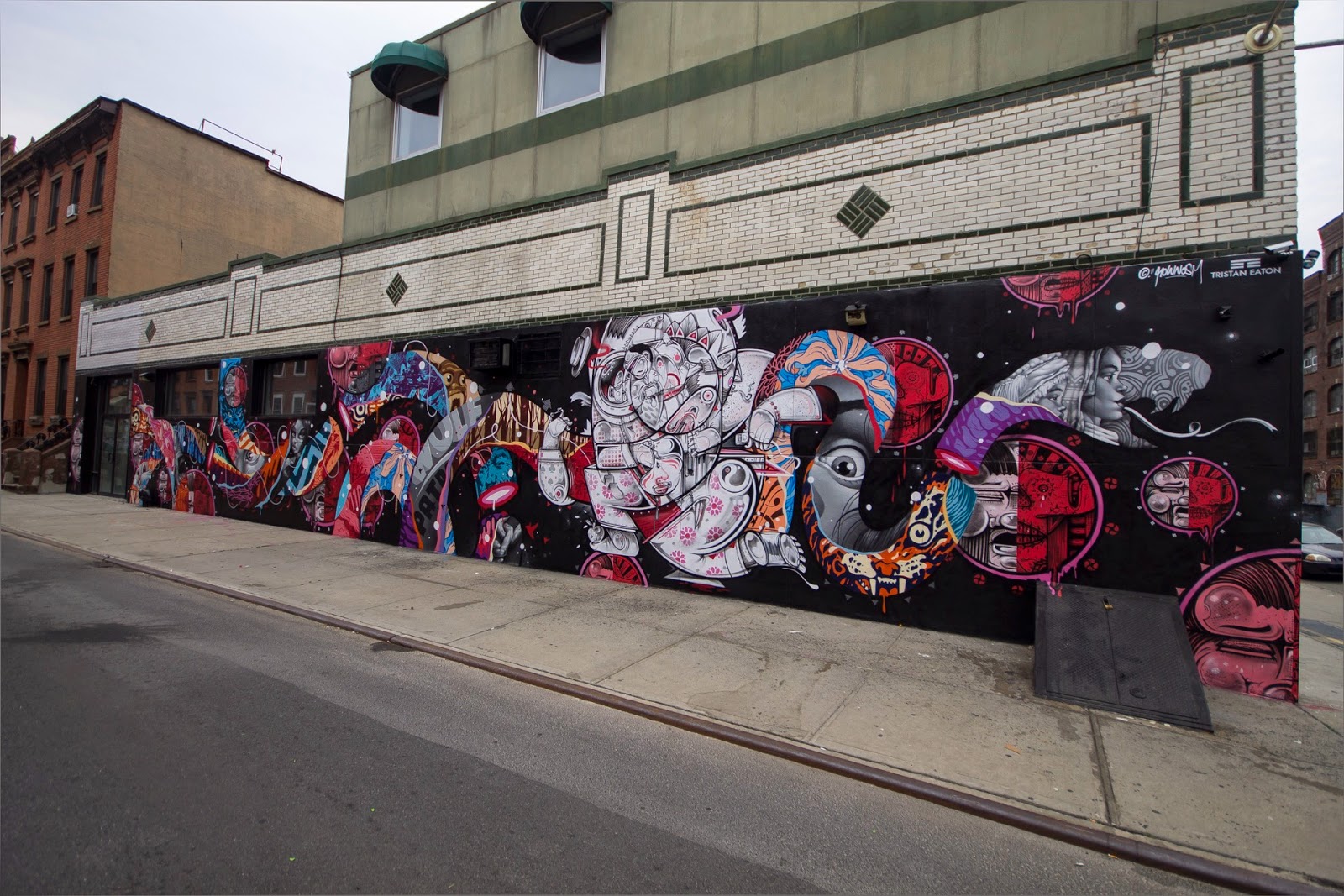 How Nosm teamed up with Tristan Eaton for a new piece in New York - the vandallist (9)
