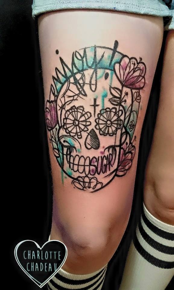 Charlotte Chadeau - tattoo artist at La Bobine Tattoo Club - the vandallist (10)