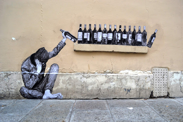 Levalet's One Too Many new piece in Paris, France - the vandallist (3)