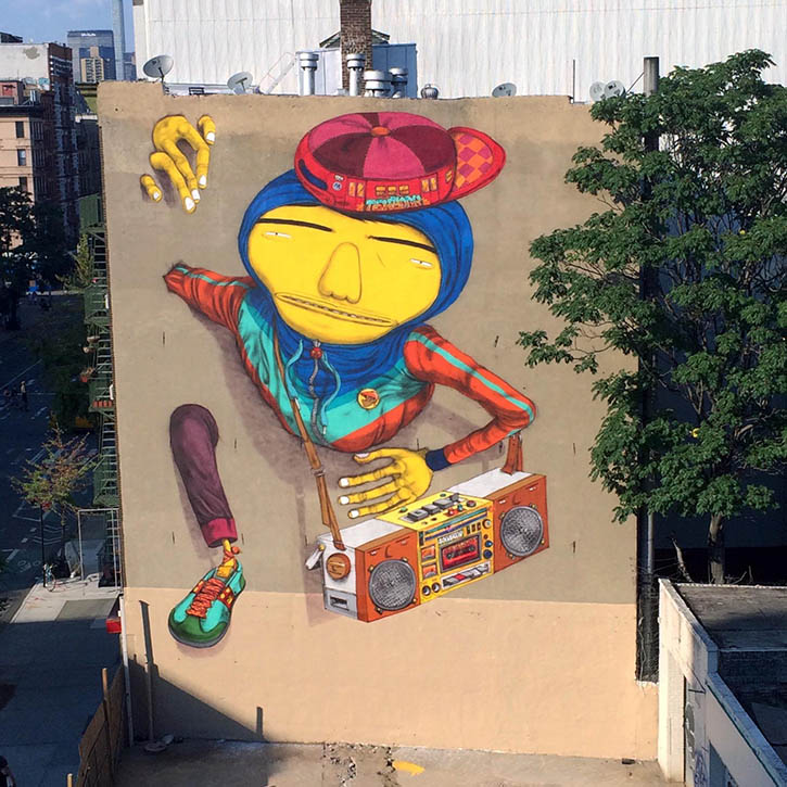 “B-BOY” STREET ART BY OS GEMEOS IN NYC - the vandallist (4)