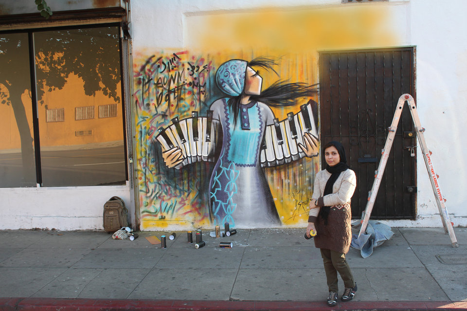 Afghanistan’s First Female Street Artist - THE VANDALLIST (1)