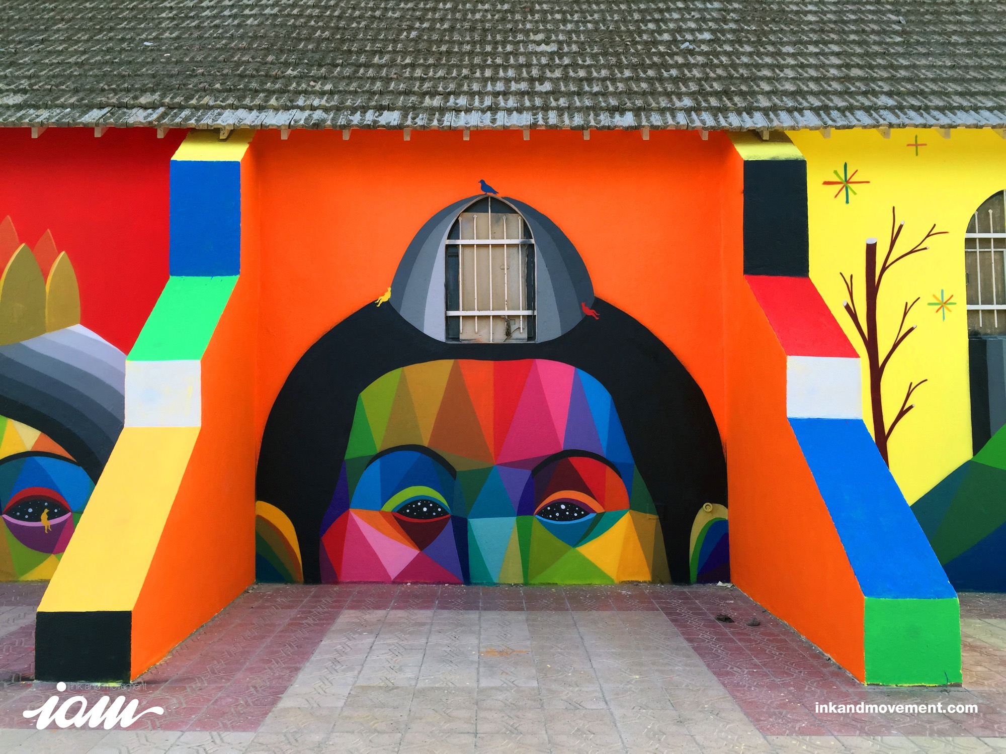 “11 Mirages to the Freedom” by Okuda in Youssoufia, Morocco - the vandallist (8)